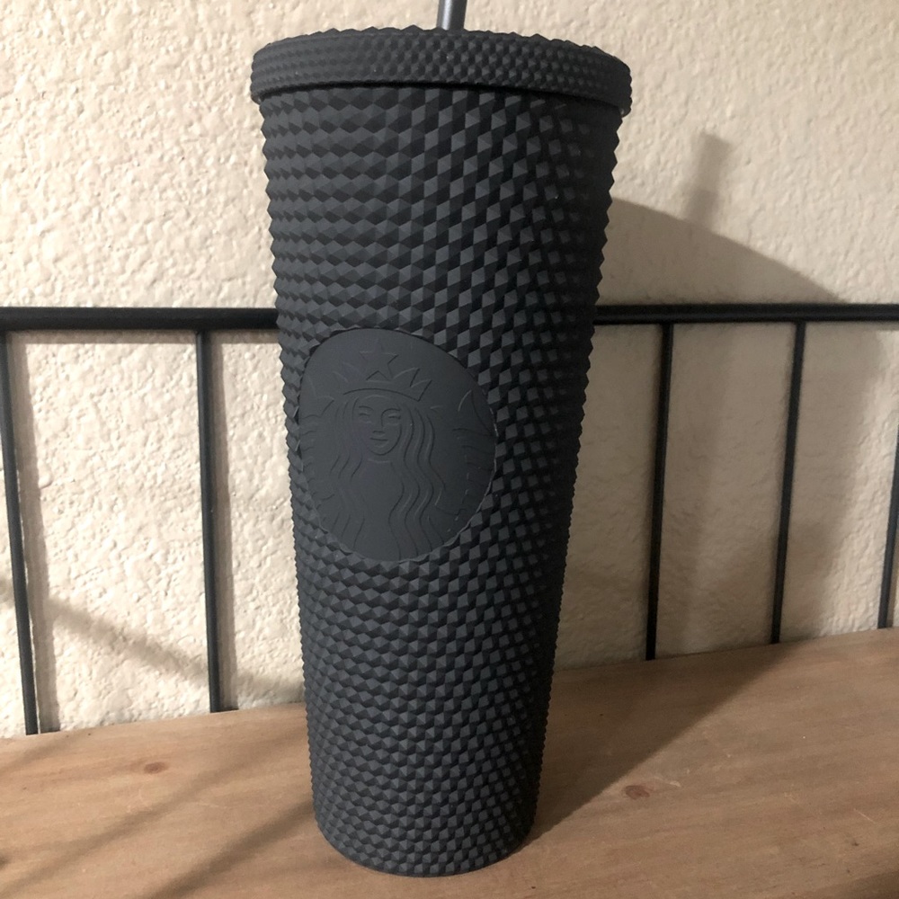 Starbucks black studded cup
